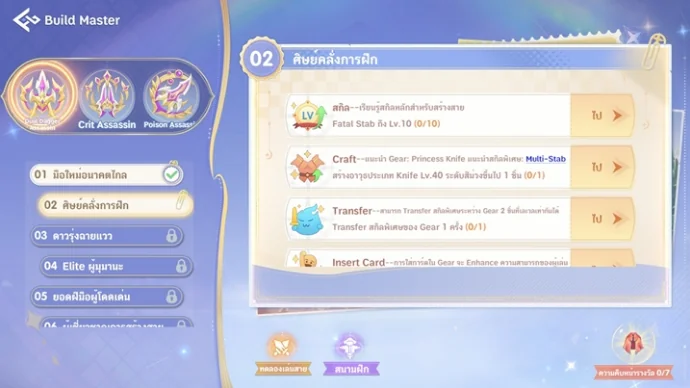 เควสต์ Build Master ระบบไกด์แนะนำการเติบโตใน Ragnarok: The New World