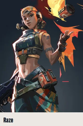 Raze ตัวละคร Duelist แนะนำในแผนที่ Summit