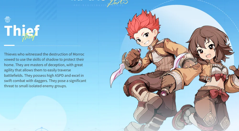 อาชีพ Thief โจร แอสซาซิน ใน Ragnarok: The New World