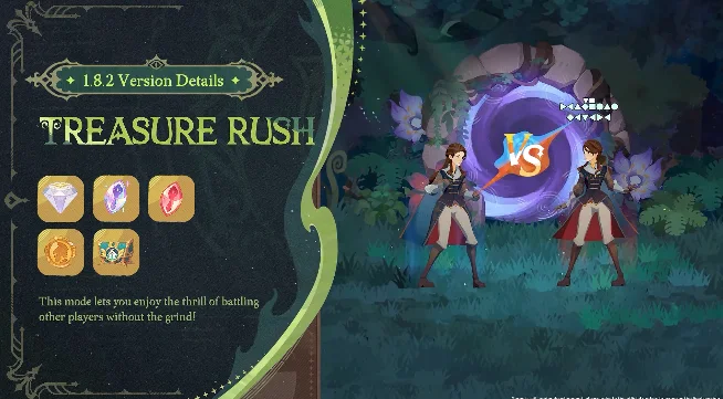 Treasure Rush – โหมดแข่งขันกับผู้เล่นอื่นแบบไม่ต้องเฝ้าจอ