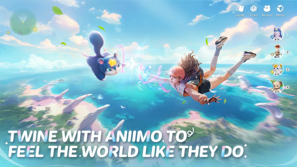 ผู้เล่นร่อนสำรวจโลกไปกับสัตว์เลี้ยงผ่านระบบ Twine ในเกม Aniimo