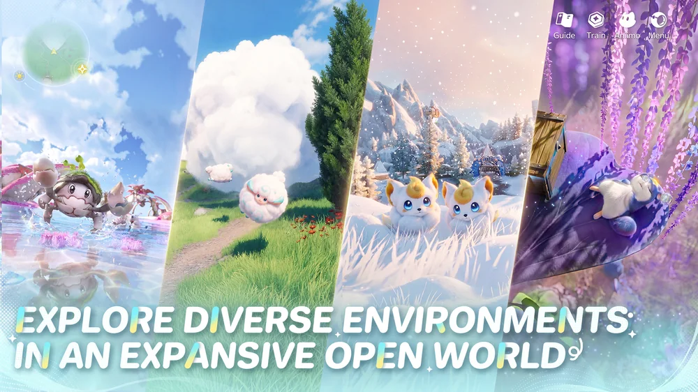 ฉากโลกเปิด Idyll หลากบรรยากาศทั้งทะเล ทุ่งหญ้า และหิมะในเกม Aniimo