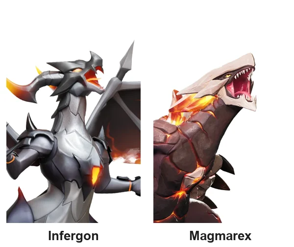 Infergon และ Magmarex Aniimo ธาตุไฟระดับ B