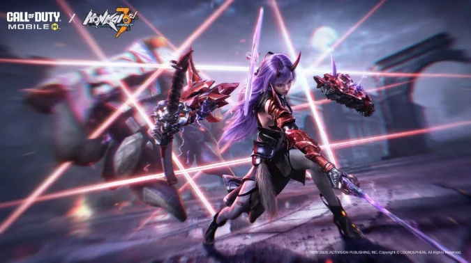 สกินเจ้าหน้าที่ธีม Honkai Impact 3rd ใน Call of Duty: Mobile
