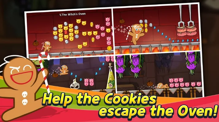 CookieRun Classic เกมวิ่งหนีเตาอบแม่มดแบบดั้งเดิม