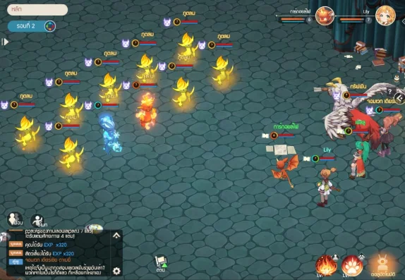 ระบบต่อสู้แบบเทิร์นเบสในเกม Cross Gate Mobile