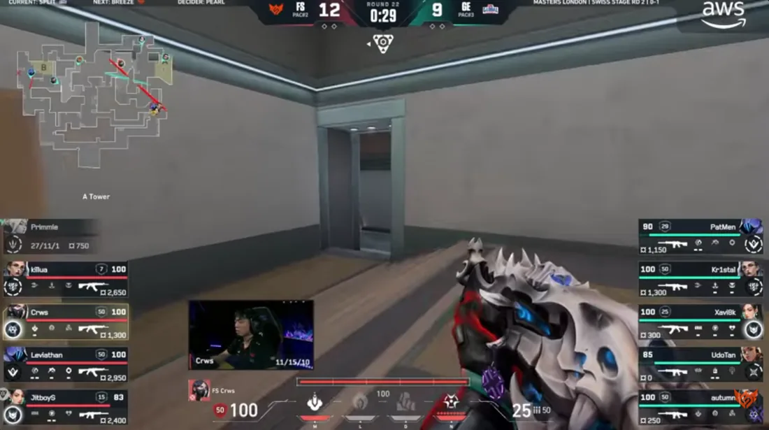 จังหวะการดวลกันระหว่าง FULL SENSE กับ Global Esports ที่ VCT Masters London 2026