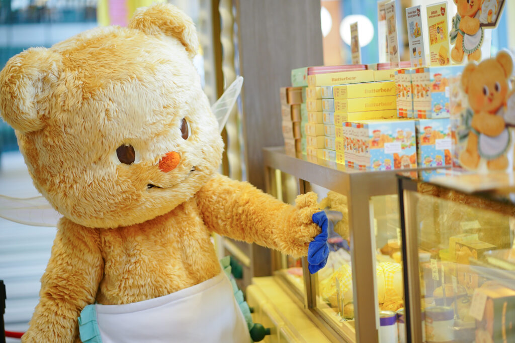 น้องเนย Butterbear ตัวจริง อีเวนต์ Pop-up กรุงเทพฯ Heartopia