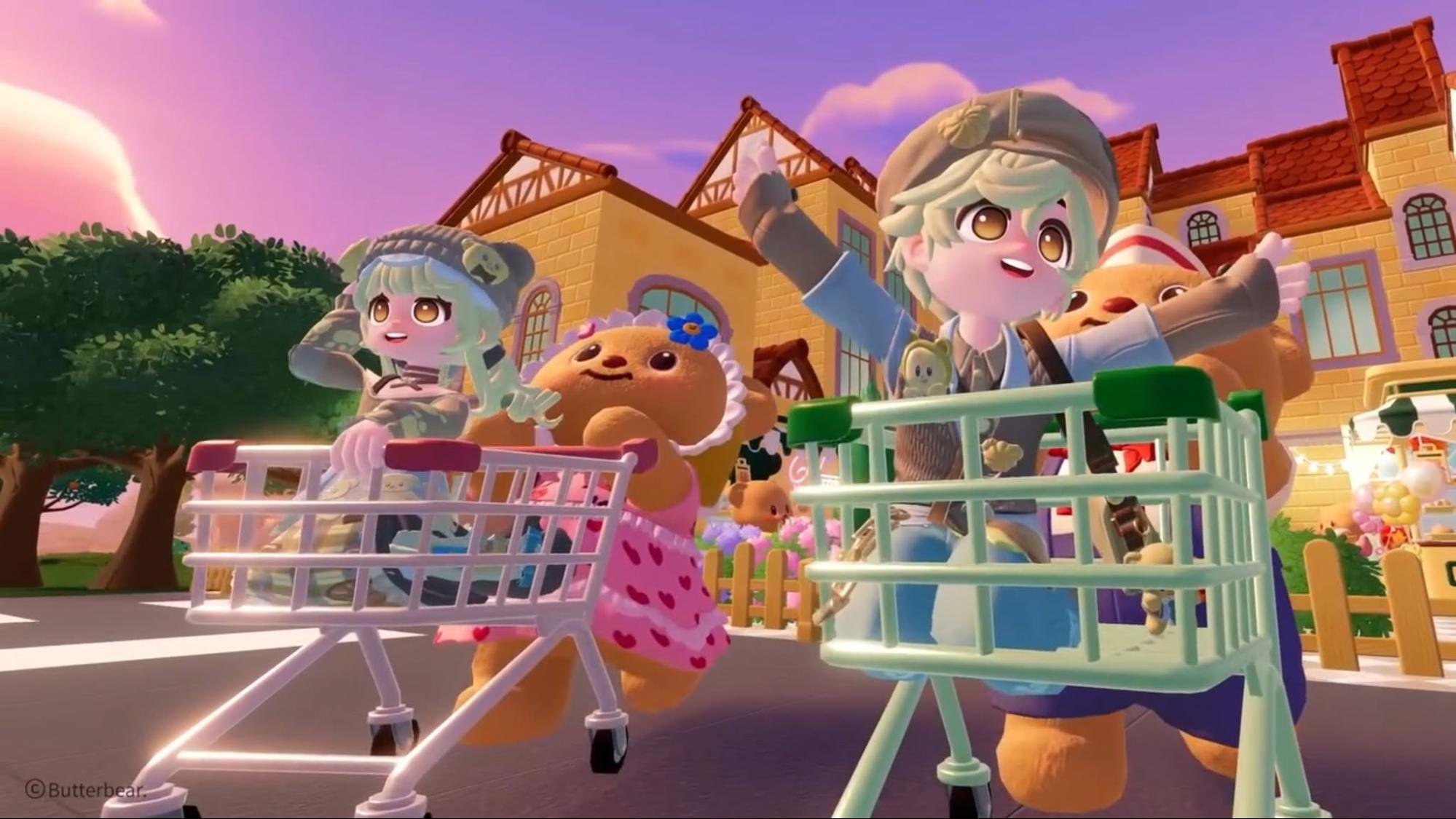รถเข็นน้องเนย Butterbear ยานพาหนะในเกม Heartopia