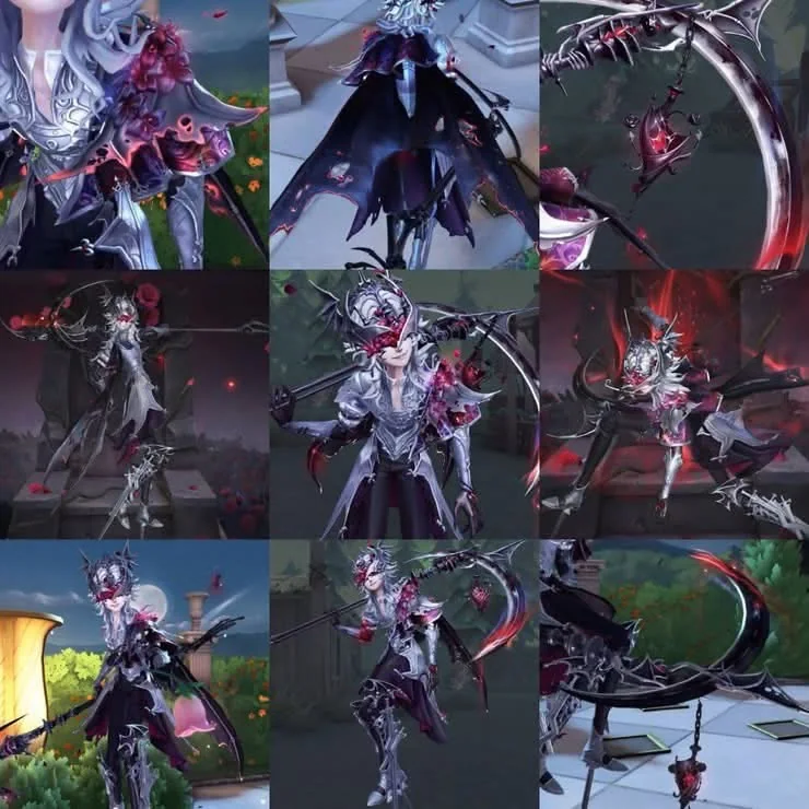 ตัวอย่างสกินระดับ S ในเกม Identity V จากหลายมุมมองในเทศกาลชีซี