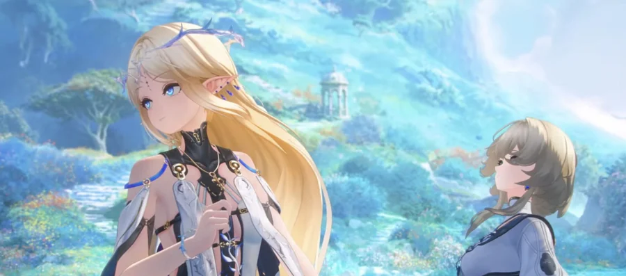 ฉากบรรยากาศโลกของ Wuthering Waves ในเวอร์ชันแอนิเมชัน 3D