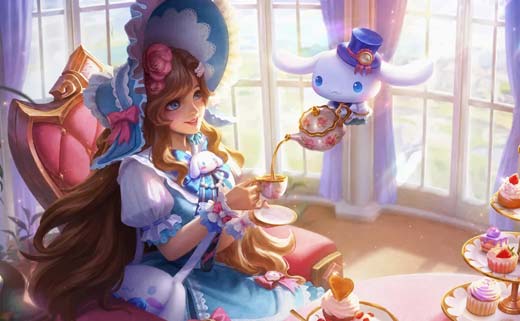 สกิน Floryn Fluffy Dream MLBB x Sanrio Cinnamoroll