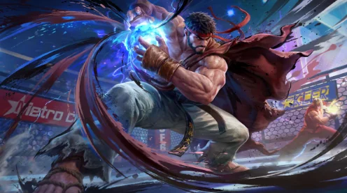 สกิน Paquito แฟลชเป็น Ryu ใน MLBB x Street Fighter 6