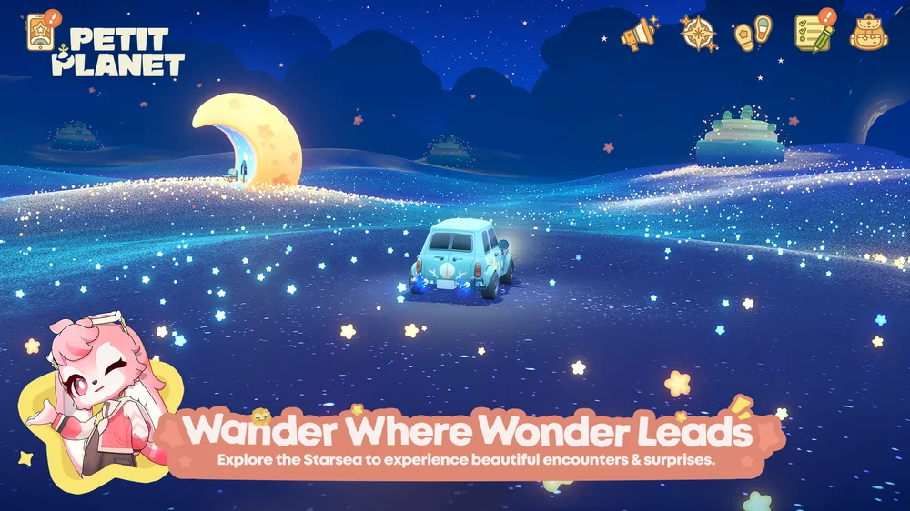 การเดินทางสำรวจ Starsea และดวงดาวต่าง ๆ ในเกม Petit Planet
