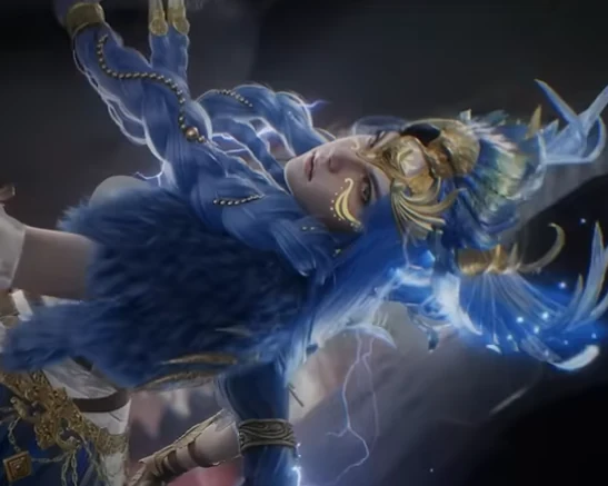 ร่างน้ำแข็ง Sky Blue Frost ของ Druvaen X-Suit ธีมไอเย็นขั้วโลก