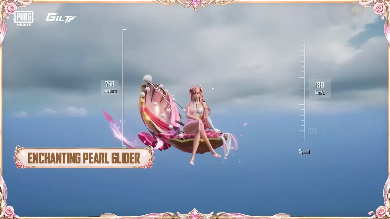 เครื่องร่อน Enchanting Pearl Glider เซ็ต Aberrant Aphrodite PUBG Mobile