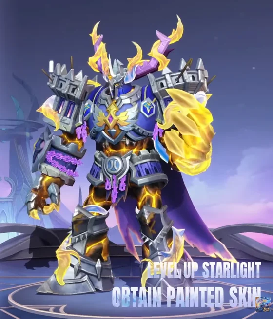 สกินทำสี Sundering Fortress ธีมม่วง-แดงอมชมพูของ Belerick