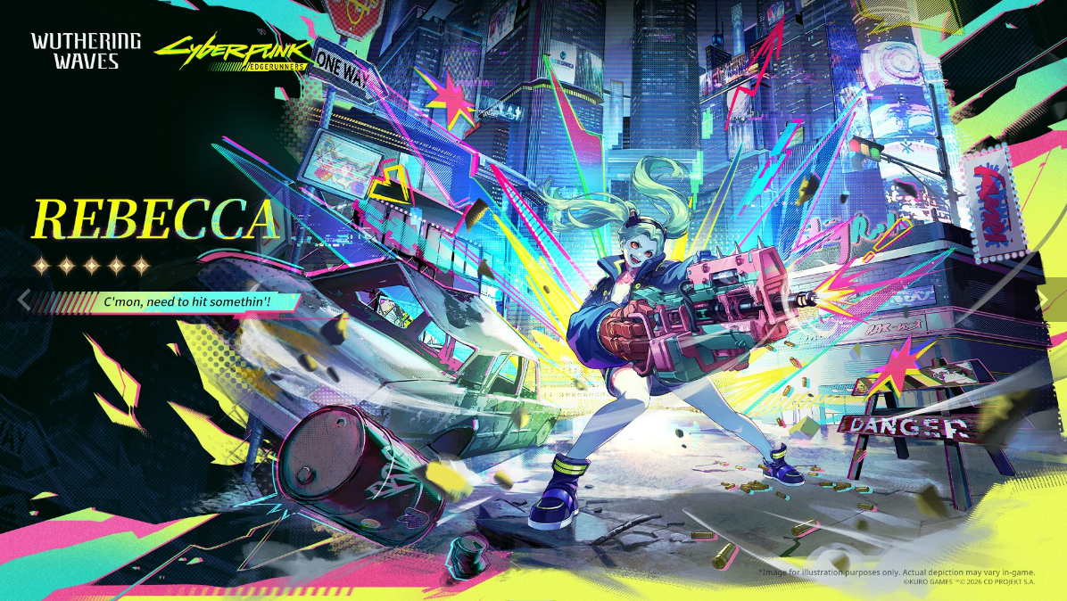 Rebecca Wuthering Waves x Cyberpunk Edgerunners 5 ดาว Electro