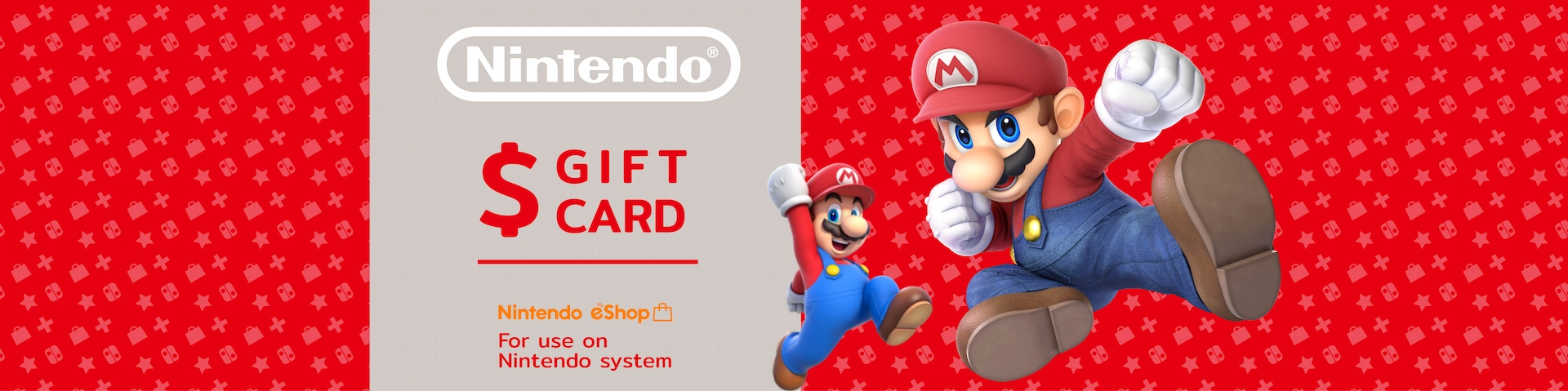 Nintendo eShop Gift Card (US) Banner